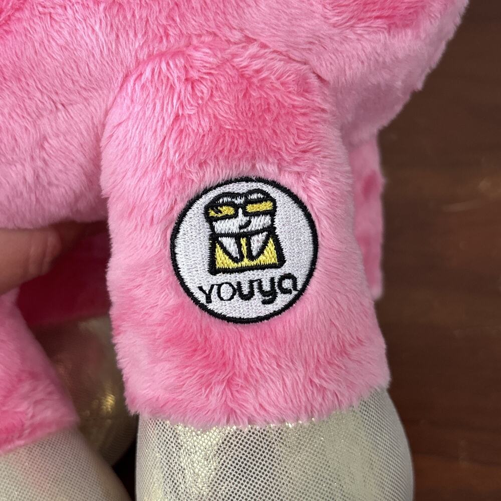 Unicorn Pink Plush Doll Dental Stuffed Animal Oral Health Presentation - Picture 8 of 10